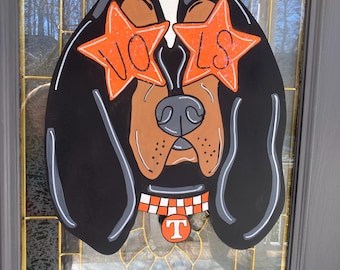 Tennessee hound dog doorhanger door hanger
