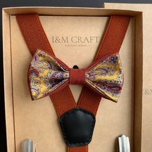 Terracotta Bow tie 100% silk, Limited edition zdjęcie 8