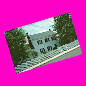 Carte postale vintage des années 1960 Tennessee Knoxville William Blount Mansion maison historique bâtiment père fondateur USA Photochrome époque non utilisé
