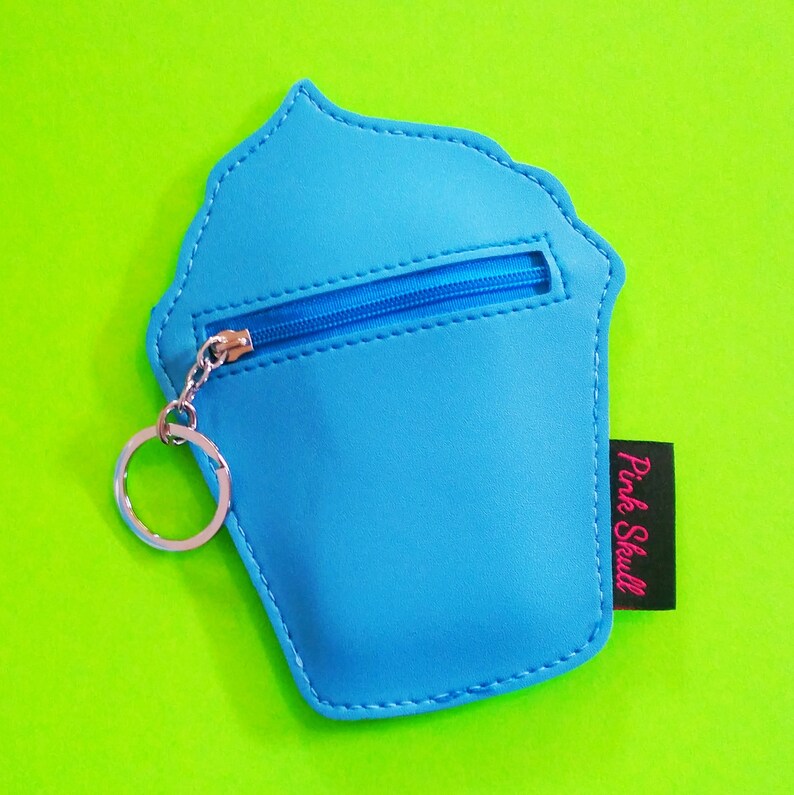 More Styles Sweet Treat Cupcake Donut Snack Time Fun Food Zippered Pouch Wallet Bonded Vinyl Coin Purse