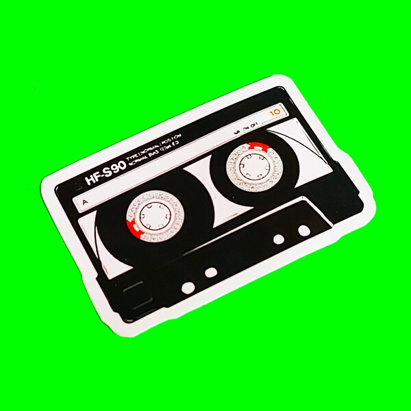 The Mix Tape Cassette Retro Kitsch Millenial Memories Playlist Musical Journey Diecut Vinyl Sticker - More Styles!