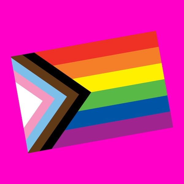 Rainbow Progress 2017 Pride Flag Gay Icons Ally Small Business 2SLGBTQ+ Snail Mail Revolution Pink Skull NEW Postcard