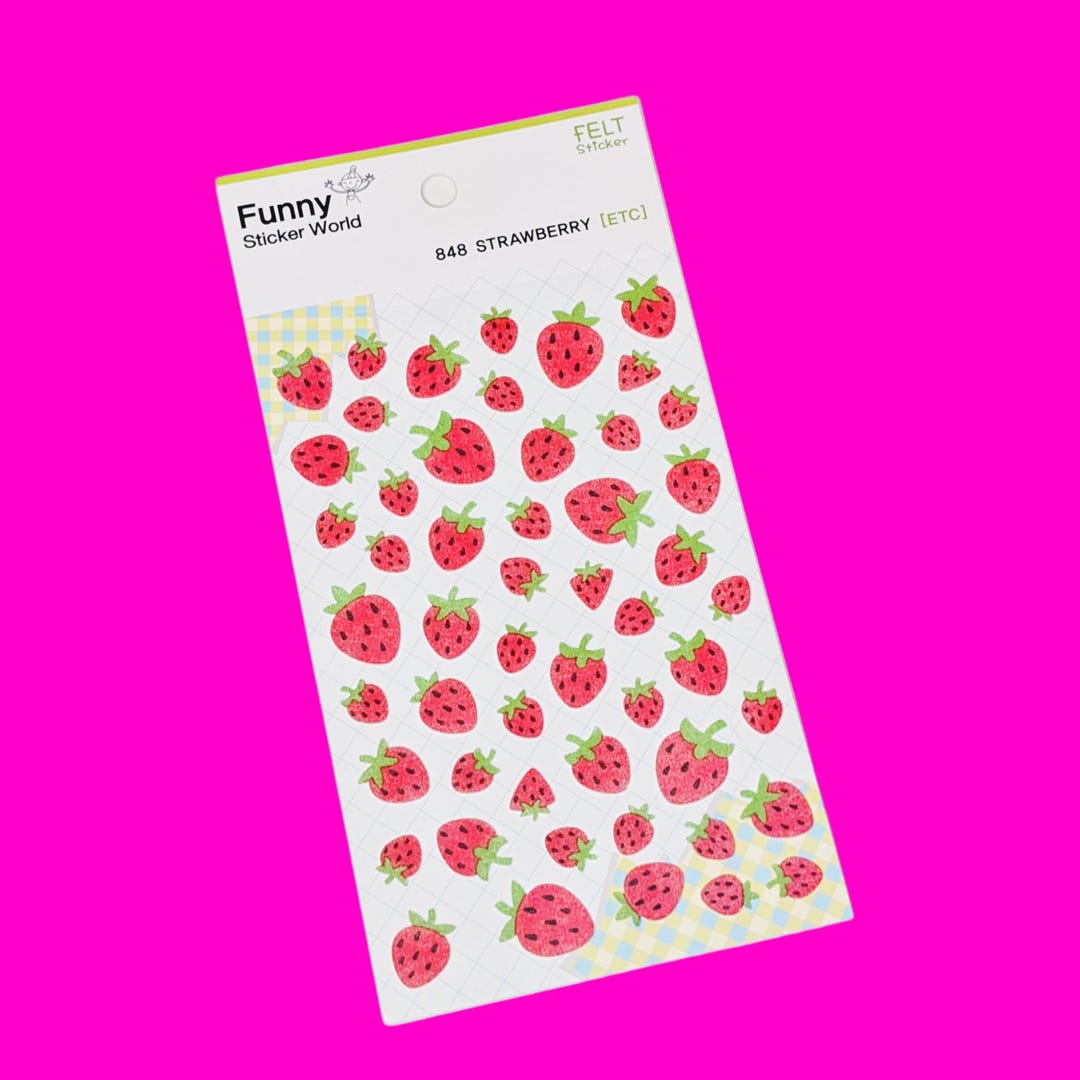 Felt Diary Deco Pack Funny Sticker World Latech Brand Journal Sweet ...