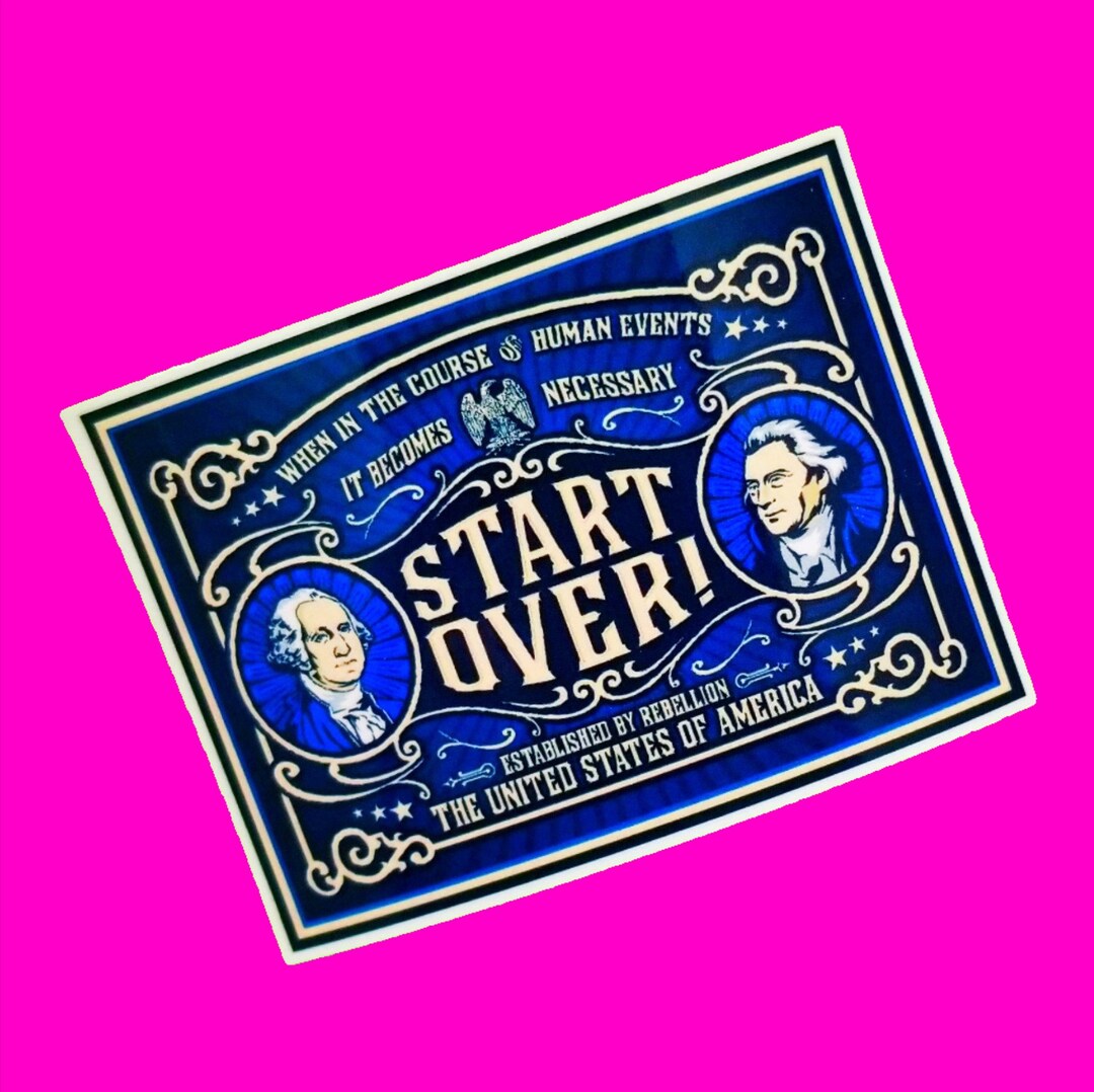 Start Over Rebellion of the United States of America Presidential Seal ...