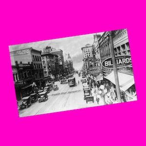 Lantern Press Canada Vancouver Granville Street View Old Photograph British Columbia Exclusive Pen Pal Snail Mail Authentic Postcard NEW