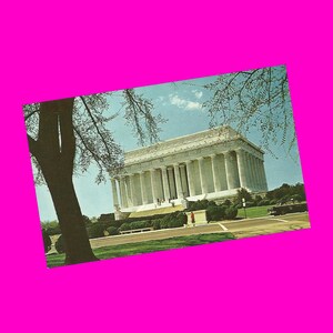 Carte postale vintage des années 1960 Washington DC
