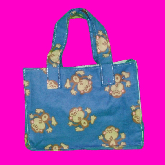 Monkey See Monkey Do Blue Cartoon Animal Super Kawaii Cute