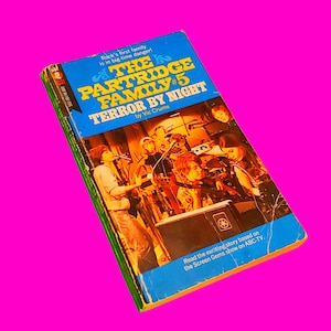 The Partridge Family Tv Show Based Novel Series #5 Terror by Night YA Mystery Thriller Action Columbia Screen Gems Vic Crume Paperback Book