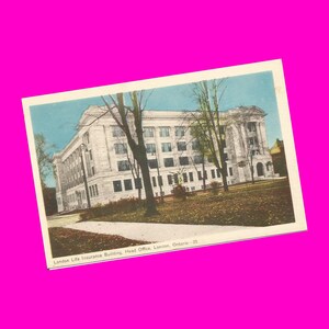 Ontario Vintage 1940s Postcard Canada London Life Insurance Building 255 Dufferin Avenue Architecture Zobacz kartę Podzielony tył Nieużywany przez pocztę