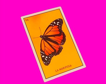 Loteria Card Sirena Mariposa Camaron Alacran Scorpion Mermaid Butterfly Fortune Teller Future Game Waterproof Vinyl Sticker - More Styles