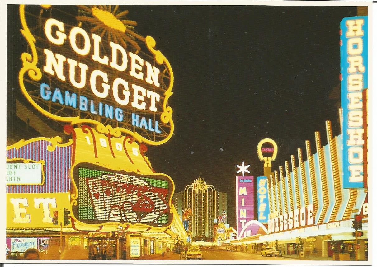 Nevada Vintage 1980s Postcard Las Vegas Strip Casinos Golden - Etsy UK