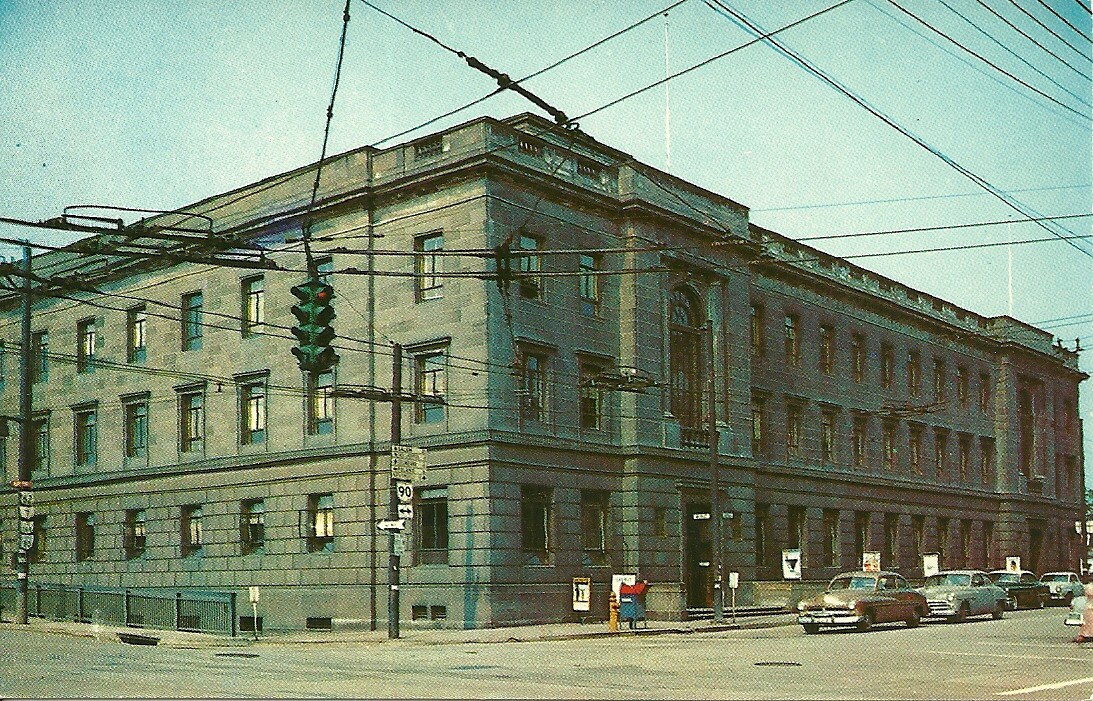 Vintage 1950s Postcard Ohio Youngstown USPS Post Office Snail Etsy