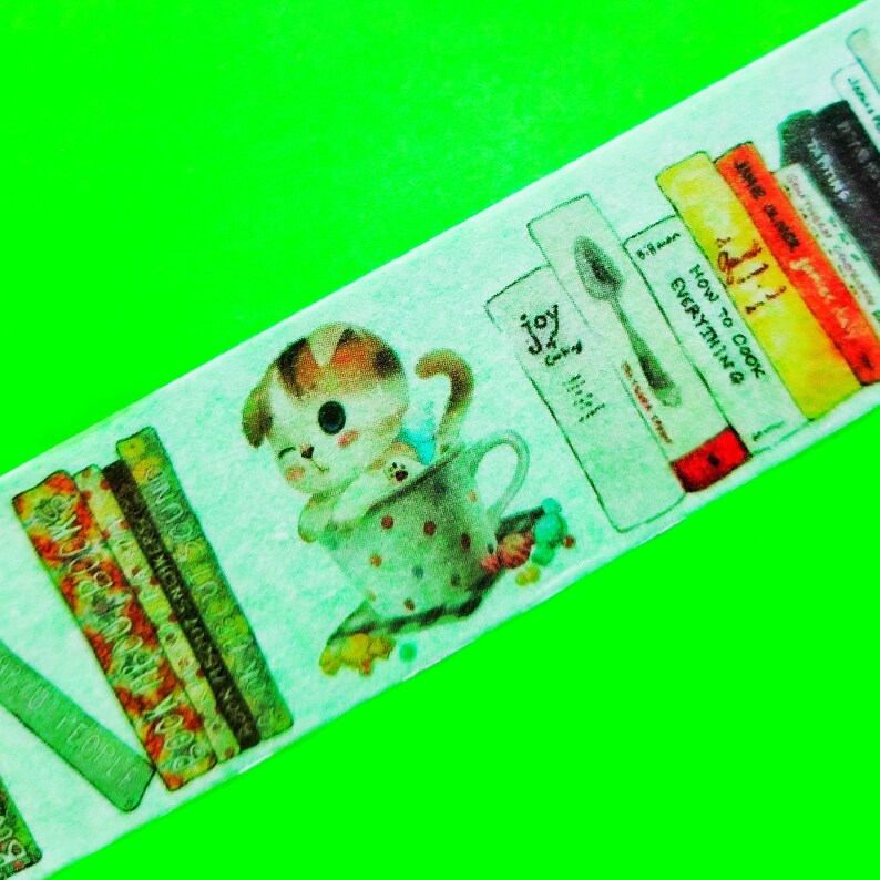 Kyoto Junk Shop Brand Mix Extra Wide 30mm Masking Paper Washi Tape Color Bicycles Lilacs Flowers Food Sweets Books Cats Kittens Stickers 3cm