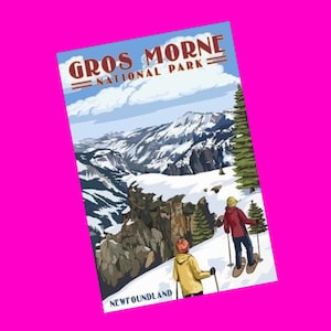 Lantern Press Newfoundland NFLD Gros Morne National Park Scenic Souvenir Exclusive Modern Style Pen Pal Snail Mail Authentic Postcard NEW