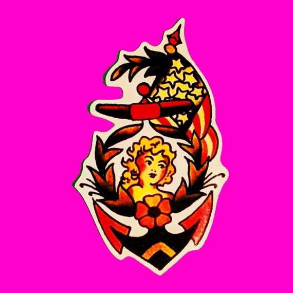 タトゥーフラッシュ・デザイン ピンナップガール 刺青下絵資料 入手困難希少品 タトゥーフラッシュ・デザイン ピンナップガール 刺青下絵資料