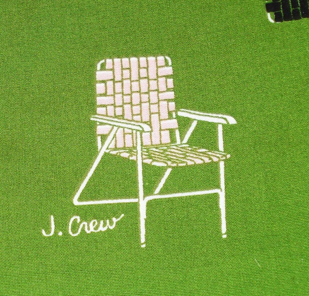 Summertime Loungin' Green Lawn Chair Summer Fun Patio Time Etsy