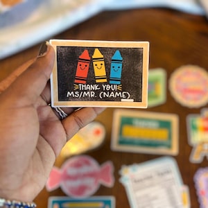 Handmade Teacher Stickers | Teacher Appreciation Week Stickers | Teacher Gift | Build Your Own Sticker Pack | Teacher Appreciation Gift |