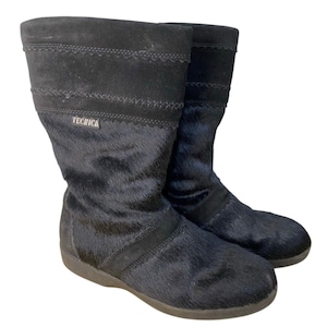 Vintage buty futrzane Tecnica