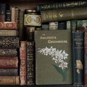 Antique Hardcover Books-Lot of 10 • Old Vintage Book Stack