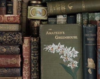 Antique Hardcover Books-Lot of 7 • Old Vintage Book Stack
