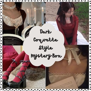 Dark Coquette Style • Mystery Box • Surprise Clothing • High quality Sustainable fashion  • Grunge