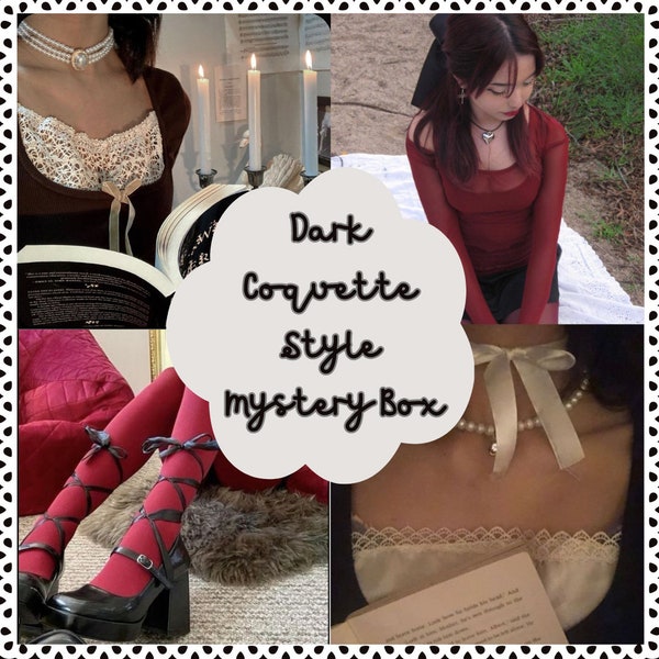 Dark Coquette Style • Mystery Box • Style bundle • High quality Sustainable fashion  • Grunge