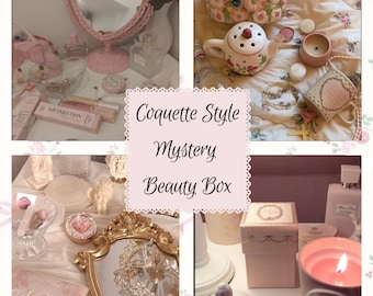 Luxury Coquette Mystery Box • High end Makeup • Beauty gift set • Soft Girl