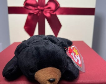 Rare Error 1994/1993 Blackie Beanie Baby by Ty Inc.