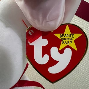 MOST Errors on Rare 1994/1993 'Origiinal' 'Suface' Valentino Beanie Baby by Ty Inc. image 3