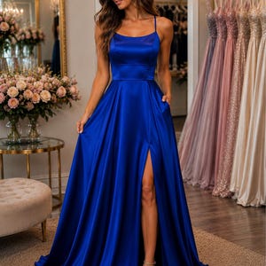 royal blue dress with gold shoes Navy Royal Blue Dress Pumps Royal Blue Navy Blue Dress With Gold Heels Cocktail Dress Royal
