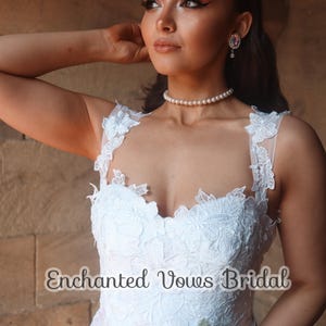 White, Princess Bridal Dress (Various Colours), Wedding Dress, Dress with Train, Beach Wedding Dress, Plus Size Wedding Dress