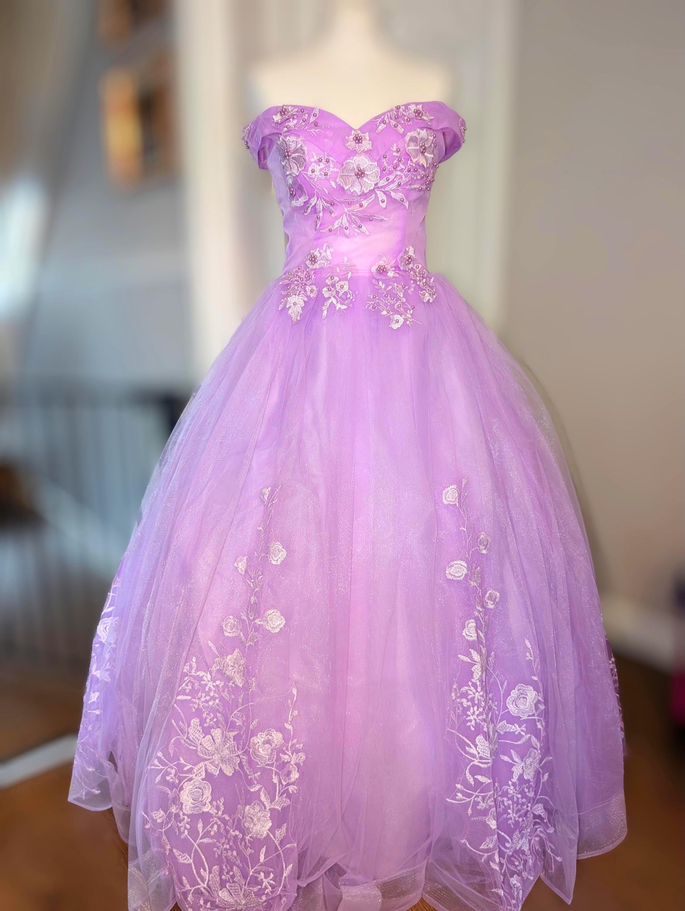 Rapunzel prom dress España
