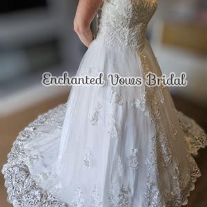 Gorgeous Off The Shoulder Princess Wedding Dress, Bridal Dress - Plus Size Wedding Dress