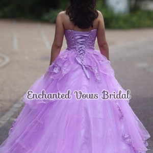 Vestido de quinceañera de princesa morado - Varios colores - Vestido de novia - Vestido de noche - Vestido de fiesta - Dulces 16 - Vestido de gala