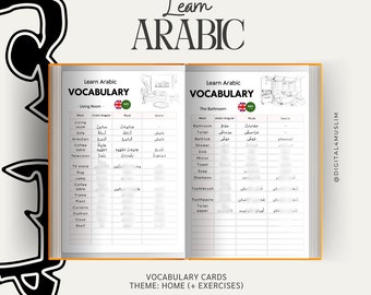 Vokabelblatt - Arabisch lernen Thema: Zuhause