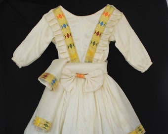 Ethiopian princess/African royalty/habesha dress/ Saba dress/ menen dress/ cultural newborn dress