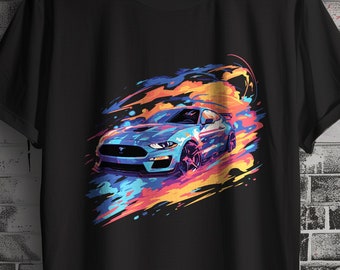 Drift car t-shirt, car t-shirts, drifter, racer t-shirt, burnout, fast car, turbo, speed, race car t-shirts, car lover, vector car design