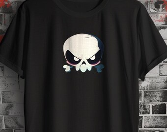 Cute Skull T-shirt, skull tee, lofi t-shirt, casual wear, cozy t-shirt, summer t-shirt, skull t-shirt, music t-shirt, lofi vibes, cute tee