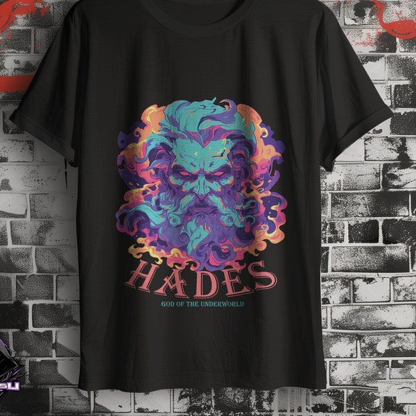 Hades t-shirt, Greek God Hades t-shirt, Greek Gods Shirt, Greek Mythology T-shirt, Hades, God of the underworld Hades