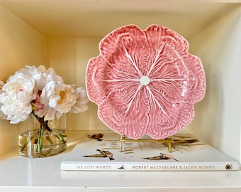 Bordallo Pinheiro Pink Cabbage Charger/Chop Platter