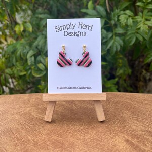 Watermelon Mouse Ears Hanging Stud Earrings, Handmade for you