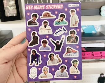 BTS MEMES sticker sheet