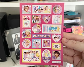 BTS TEEN MAG sticker sheet