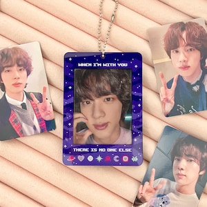 Porte-cartes photo en acrylique BTS JIN l'astronaute