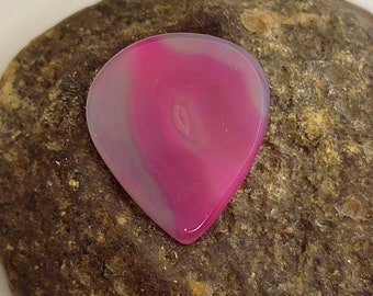 Pink Agate - ArmillaryPicks Handmade Stone Guitar Pick 3.0mm