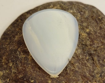 White Agate - ArmillaryPicks Handmade Stone Guitar Pick 3.5mm