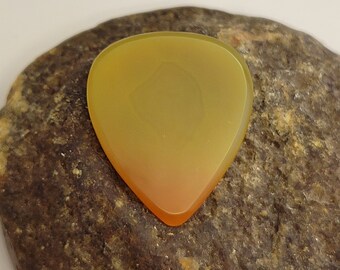 Yellow Agate - ArmillaryPicks Handmade Stone Guitar Pick 3.5mm