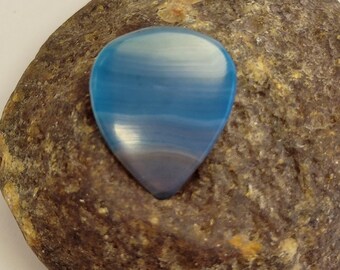 Blue Agate - ArmillaryPicks Handmade Stone Guitar Pick 3.0mm