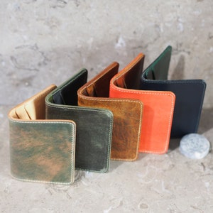 Wayfarer Wallet--various types & colors of vegetable tanned leathers