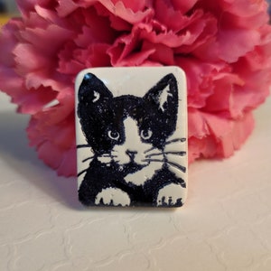 Black Tuxedo - Cat Pin